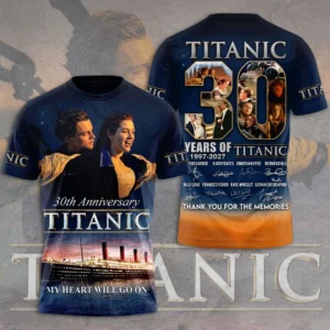 Titanic 30th Anniversary 3D Apparel - TMTHU8984