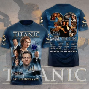 Titanic 30th Anniversary 3D Apparel - TMTHU8989