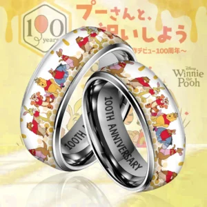 Winnie-the-Pooh 100th Anniversary 2026 Custom Alloy Ring - TMTHU8712