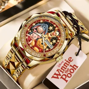 Winnie-the-Pooh 100th Anniversary Alloy Luxury Quartz Watch - TMTHU8980