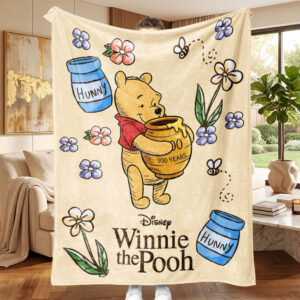 Winnie-the-Pooh 100th Anniversary Fleece Blanket - TMTHU7916