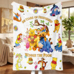 Winnie-the-Pooh 100th Anniversary Fleece Blanket – TMTHU7899