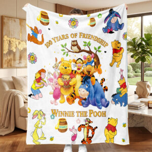 Winnie-the-Pooh 100th Anniversary Fleece Blanket - TMTHU7899