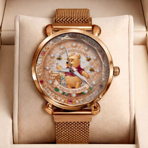 Winnie-the-Pooh 100th Anniversary Mesh Strap Quartz Watch - TMTHU8055