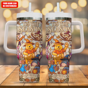 Personalized Winnie-the-Pooh x Haloween 40oz Tumbler - TMTHU7959