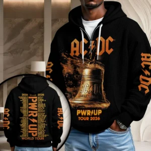 AC/DC World Tour 2026 3D Unisex Waffle Hoodie - HOATT21238