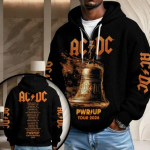 AC/DC World Tour 2026 3D Unisex Waffle Hoodie - HOATT21271