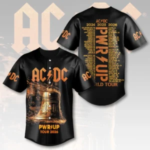 AC/DC World Tour 2026 Baseball Jersey - HOATT21270