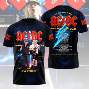 AC/DC World Tour 2026 3D Apparel - HOATT21248
