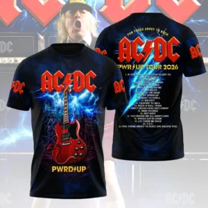 AC/DC World Tour 2026 3D Apparel - HOATT21249
