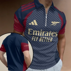 Arsenal FC European Training 26/27 Zip Polo Shirt - TANTN25422