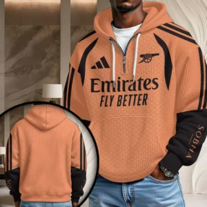 Arsenal FC Training 26/27 3D Unisex Waffle Hoodie - TANTN25462