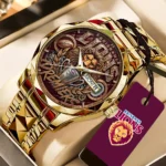 Brisbane Lions 2026 AFL Premiers Alloy Luxury Quartz Watch – TMTHU9642