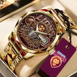 Brisbane Lions 2026 AFL Premiers Alloy Luxury Quartz Watch - TMTHU9642