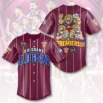 Brisbane Lions 2026 AFL Premiers Baseball Jersey – HOATT21334