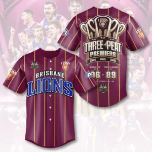 Brisbane Lions 2026 AFL Premiers Baseball Jersey - HOATT21335