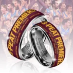 Brisbane Lions 2026 AFL Premiers Custom Alloy Ring – TANTN25834