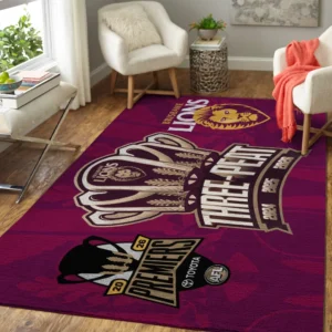 Brisbane Lions 2026 AFL Premiers Rectangular Rug - TANTN25821