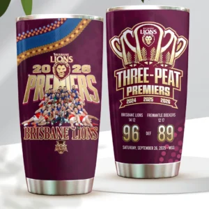 Brisbane Lions 2026 AFL Premiers Tumbler Cup - HOATT21316