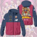 Brisbane Lions 2026 AFL Premiers 3D Windbreaker Jacket – HOATT21307