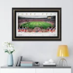 Brisbane Lions Threepeat Premiers Canvas With Inner Frame – TMTHU9637