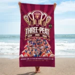 Brisbane Lions 2026 AFL Premiers Rectangle Beach Towel – TANTN25869