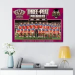 Brisbane Lions 2026 AFL Premiers Canvas With Inner Frame – TANTN25868