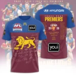 Brisbane Lions 2026 AFL Premiers 3D Apparel – TANTN25829