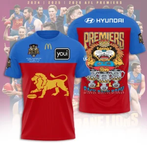 Brisbane Lions 2026 AFL Premiers 3D Apparel – TANTN25843