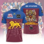 Brisbane Lions 2026 AFL Premiers 3D Apparel – TANTN25844