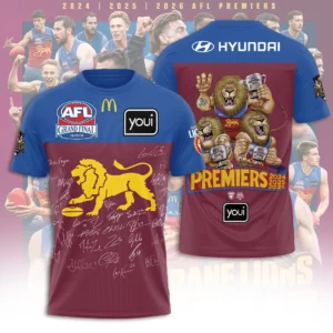 Brisbane Lions 2026 AFL Premiers 3D Apparel – TANTN25844