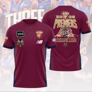 Brisbane Lions 2026 AFL Premiers 3D Apparel – HOATT21295