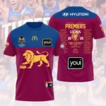 Brisbane Lions 2026 AFL Premiers 3D Apparel – HOATT21304