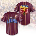 Brisbane Lions Threepeat Premiers Baseball Jersey – TANTN25709