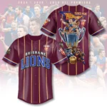 Brisbane Lions Threepeat Premiers Baseball Jersey – TANTN25842