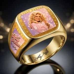 Dolly Parton 3D Engraved Ring - HOATT20787