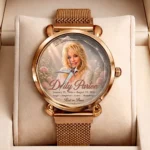 Dolly Parton Mesh Strap Quartz Watch – TMTHU8994