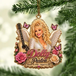 Dolly Parton Custom Shape 2-side Printed Acrylic Ornament - HOATT20795