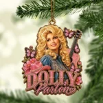 Dolly Parton Custom Shape 2-side Printed Acrylic Ornament – HOATT20813