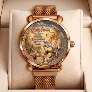 Dolly Parton Mesh Strap Quartz Watch - HOATT20968