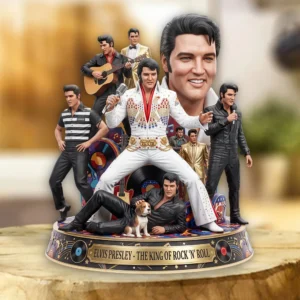 Elvis Presley Custom Shape Acrylic Plaque - TMTHU9037