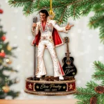 Elvis Presley Custom Shape 2-side Printed Acrylic Ornament – HOATT21361