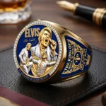 Elvis Presley 3D Engraved Ring – TMTHU9395