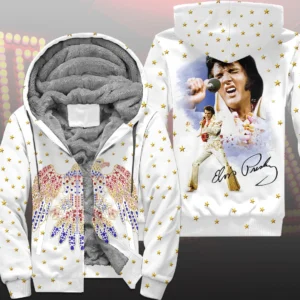 Elvis Presley 3D Fleece Zip Hoodie - HOATT21188