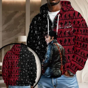 Elvis Presley 3D Unisex Waffle Hoodie - HOATT21071