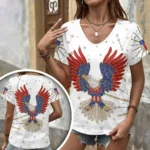Elvis Presley 3D Women’s V-Neck T-Shirt – HOATT20890