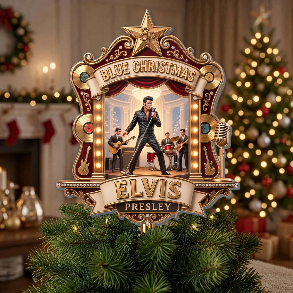 Elvis Presley Christmas Tree Topper - TMTHU9677