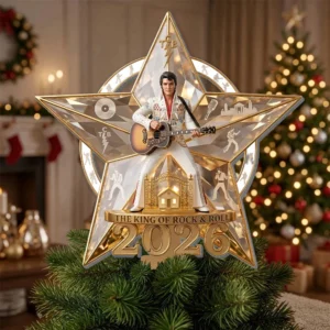 Elvis Presley Christmas Tree Topper - TMTHU9636