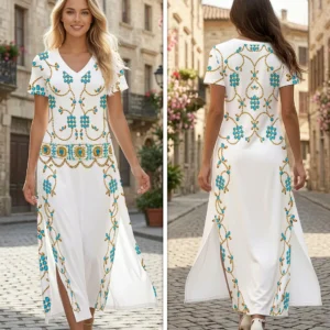 Elvis Presley Short Sleeve Maxi Dress - HOATT20893