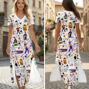 Elvis Presley Short Sleeve Maxi Dress - HOATT21356
